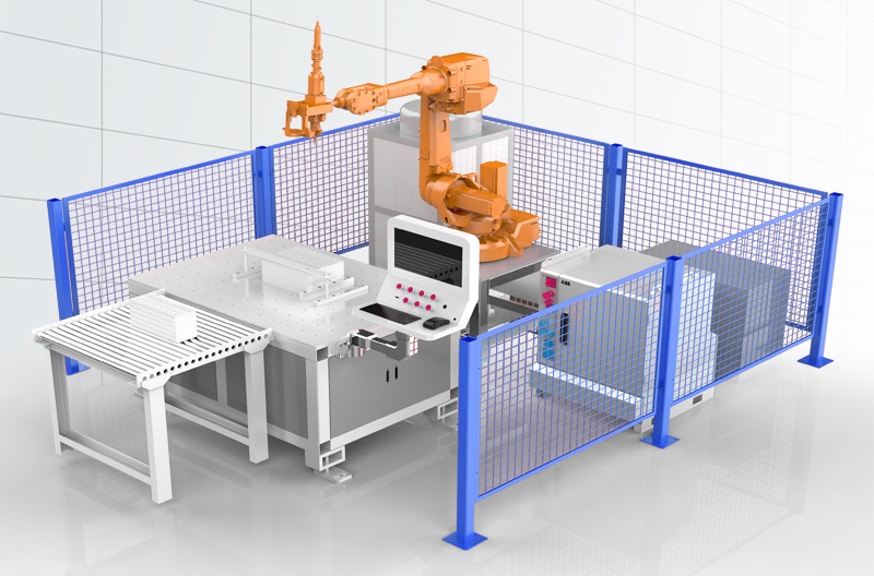 三維機器人激光焊接工作站